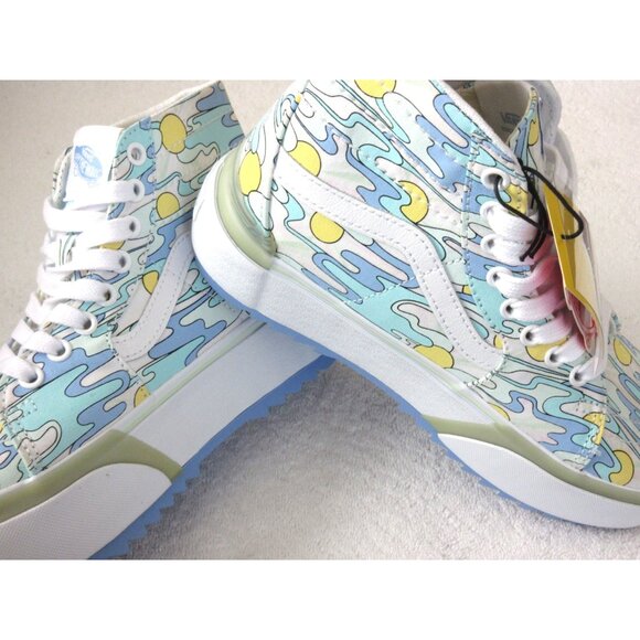 Vans Women's Sk8-Hi Tapered Uv Ink Sunwaves Platform Canvas Shoes Size 6.5 NIB - Picture 4 of 5